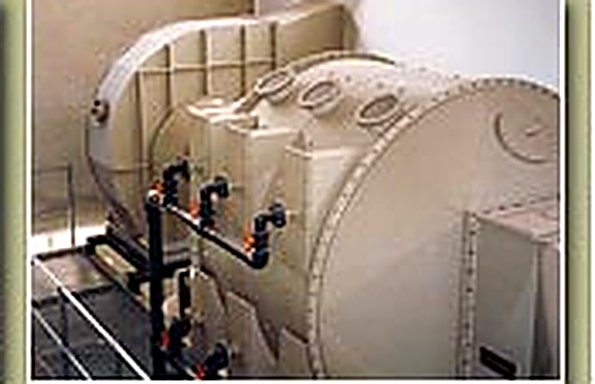 Lavador de gases horizontal fabricado por Industrias Goini
