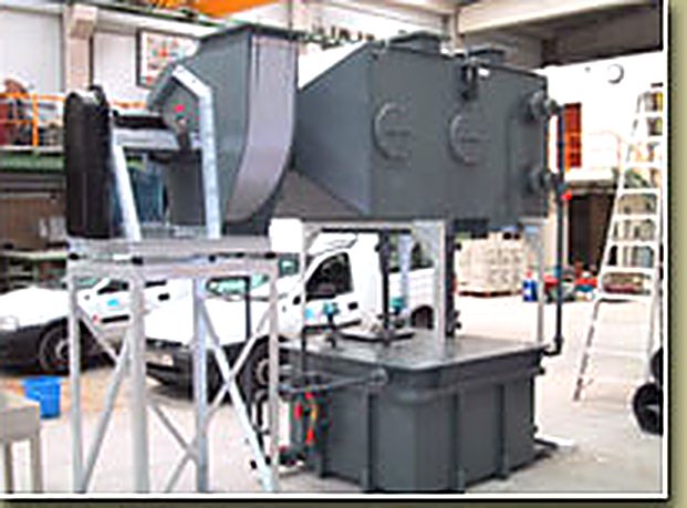 Grupo compacto de aspiración fabricado por Goini